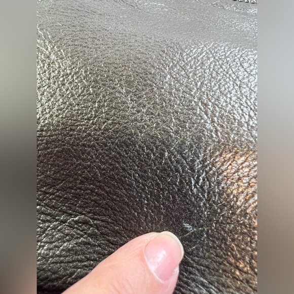 Plinio Visona Black Fold over Hobo Purse - Picture 16 of 16